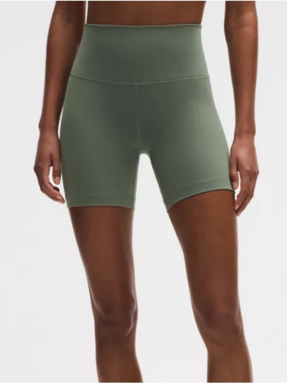 NWT Lululemon Wunder Train 6” Shorts - Willow Leaf, Size 6